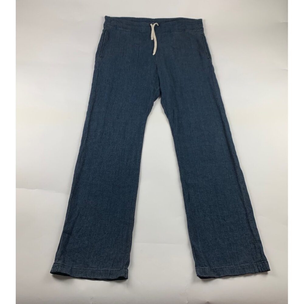 Imogene + Willie Dark Blue Cotton Relaxed Tweed Fethiye Unisex Pant M